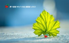 新萝卜家园win7免激活64位热门多功能版v2022.06
